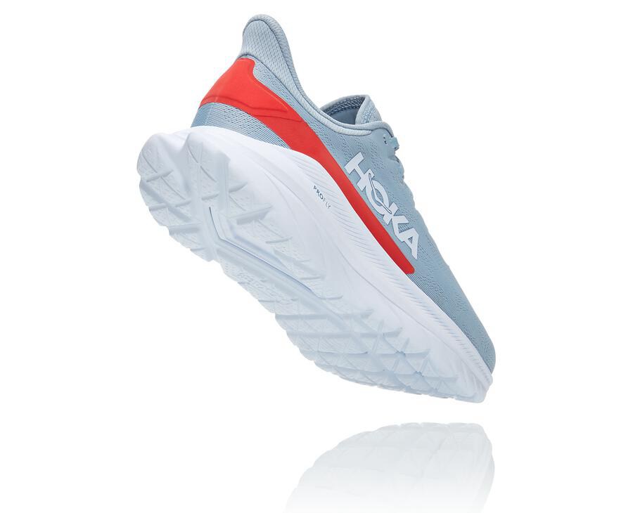 Hoka One One Løbesko Herre - Mach 4 - Blå/Hvide - 671204MLC